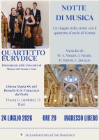 NOTTE DI MUSICA. Un viaggio nella storia con il quartetto d’archi di Vienna